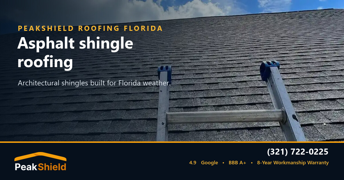 Stelshield Shingles Shingle Roof Replacement Rockledge FL | PeakShield